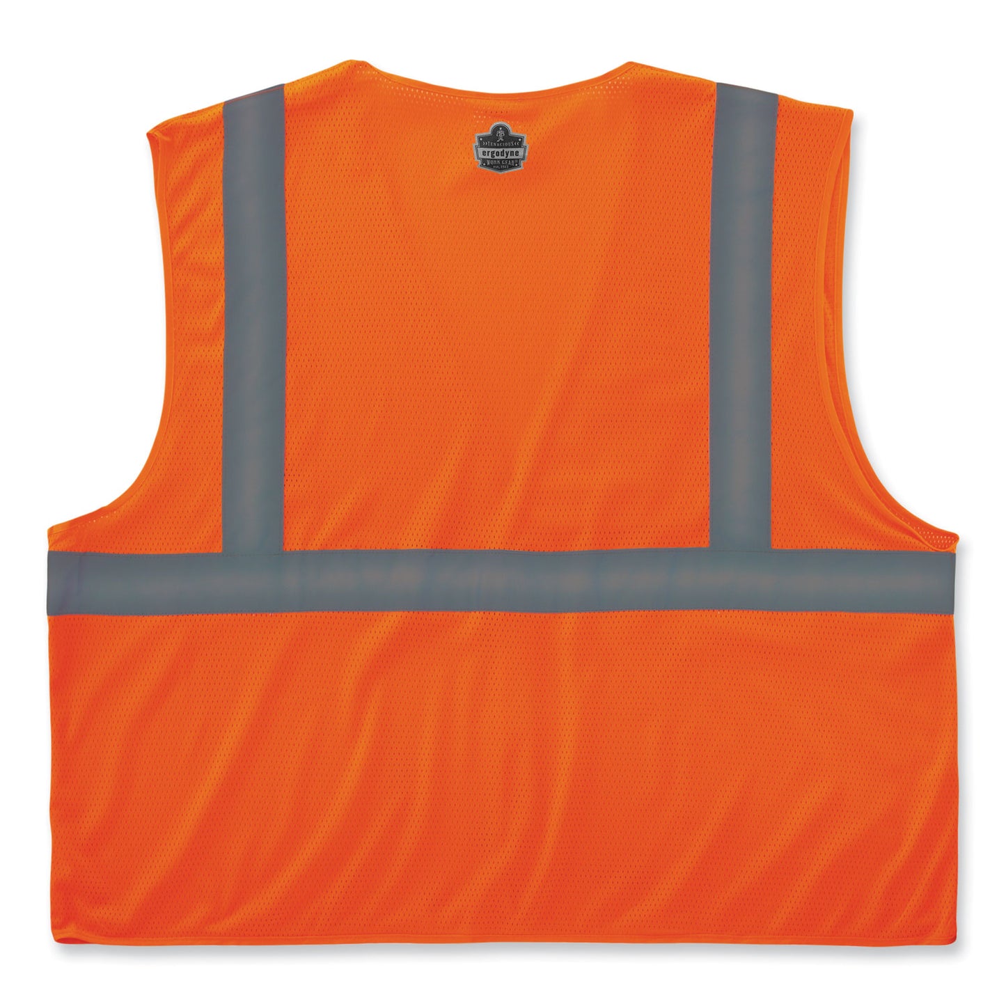 GloWear 8210HL-S Single Size Class 2 Economy Mesh Vest, Polyester, Small, Orange