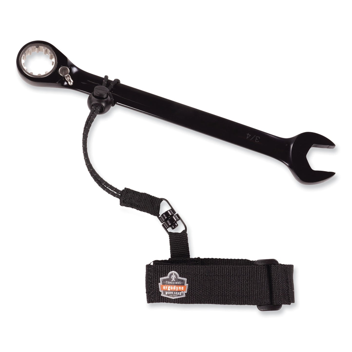 Squids 3115 Adjustable-Wrist Tool Lanyard with Loop Tether, 7" to 8.5" Wrist, 2 lb Working Capacity, 7.5" Long