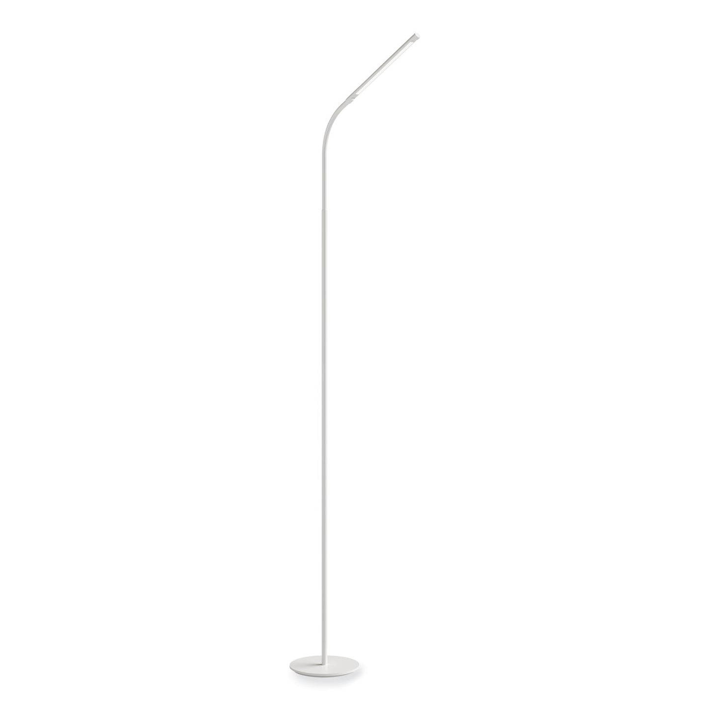 Resi LED Floor Lamp, Gooseneck, 60" Tall, White