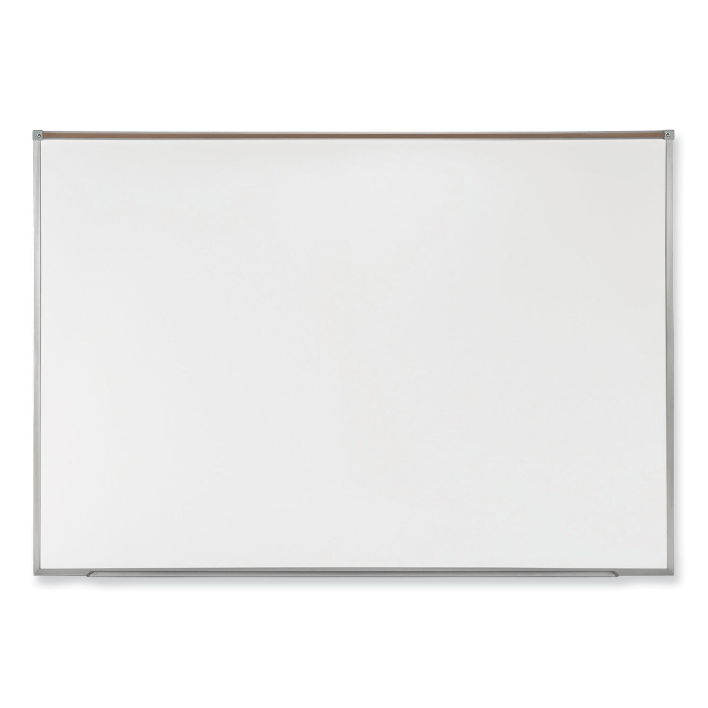 Proma Magnetic Porcelain Projection Whiteboard with Aluminum Frame, 96.5" x 48.5", White Surface, Satin Aluminum Frame