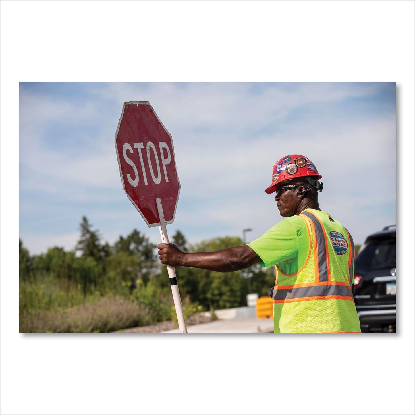 GloWear 8089 Non-Certified Hi-Vis T-Shirt, 5X-Large, Lime