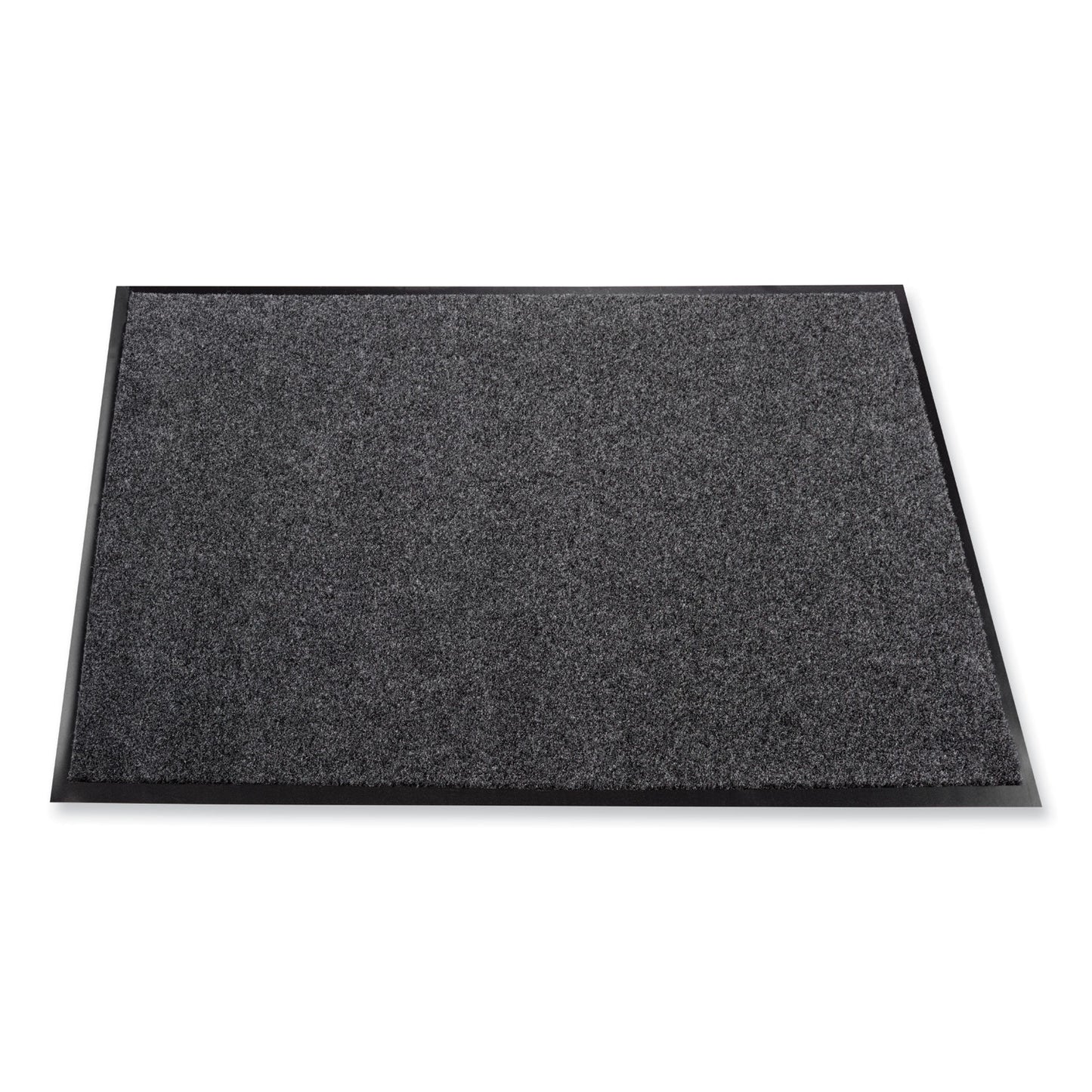 EcoStep Wiper Mat, Rectangular, Charcoal Gray Cut Pile Surface, 24" x 36"