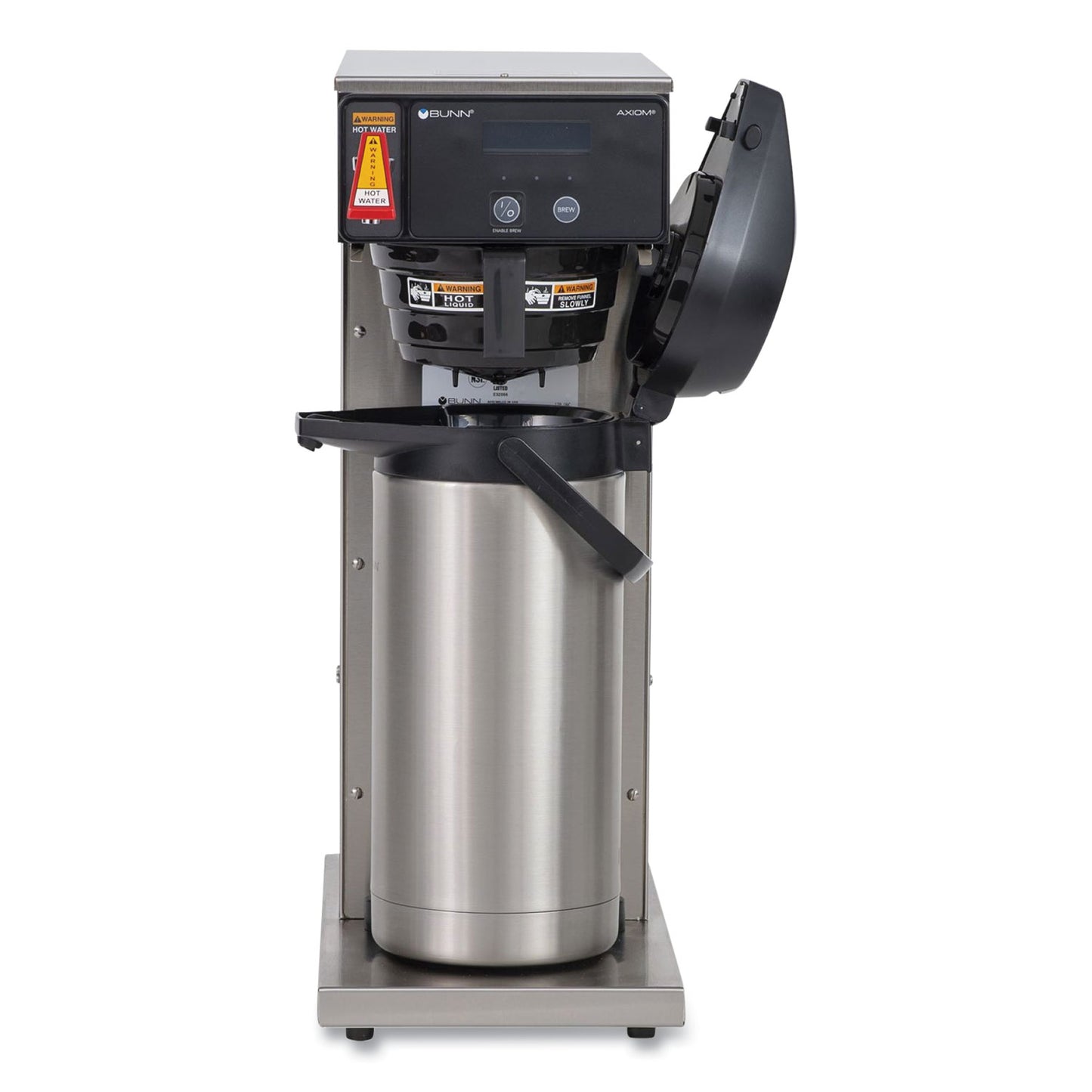 AXIOM DV-APS Airpot System, 12 Cups, Silver/Black