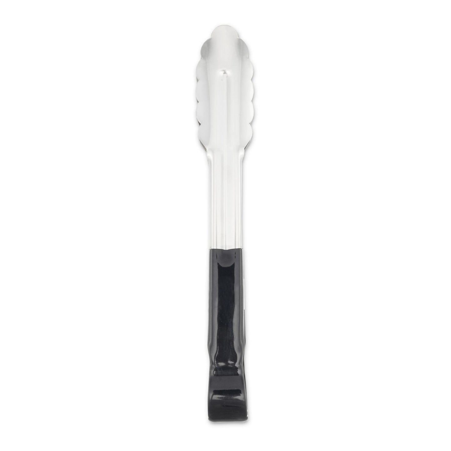 Dura-Kool Tongs, Stainless Steel, 9.5", Silver/Black
