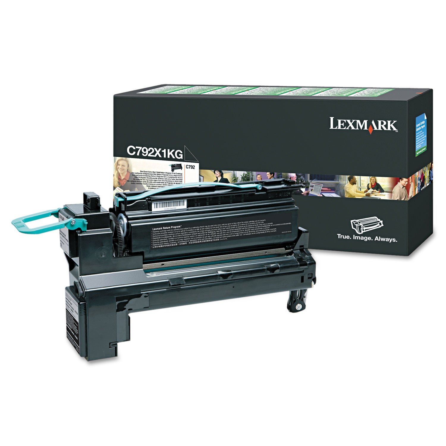 C792x1kg Return Program Extra High-Yield Toner, 20,000 Page-Yield, Black