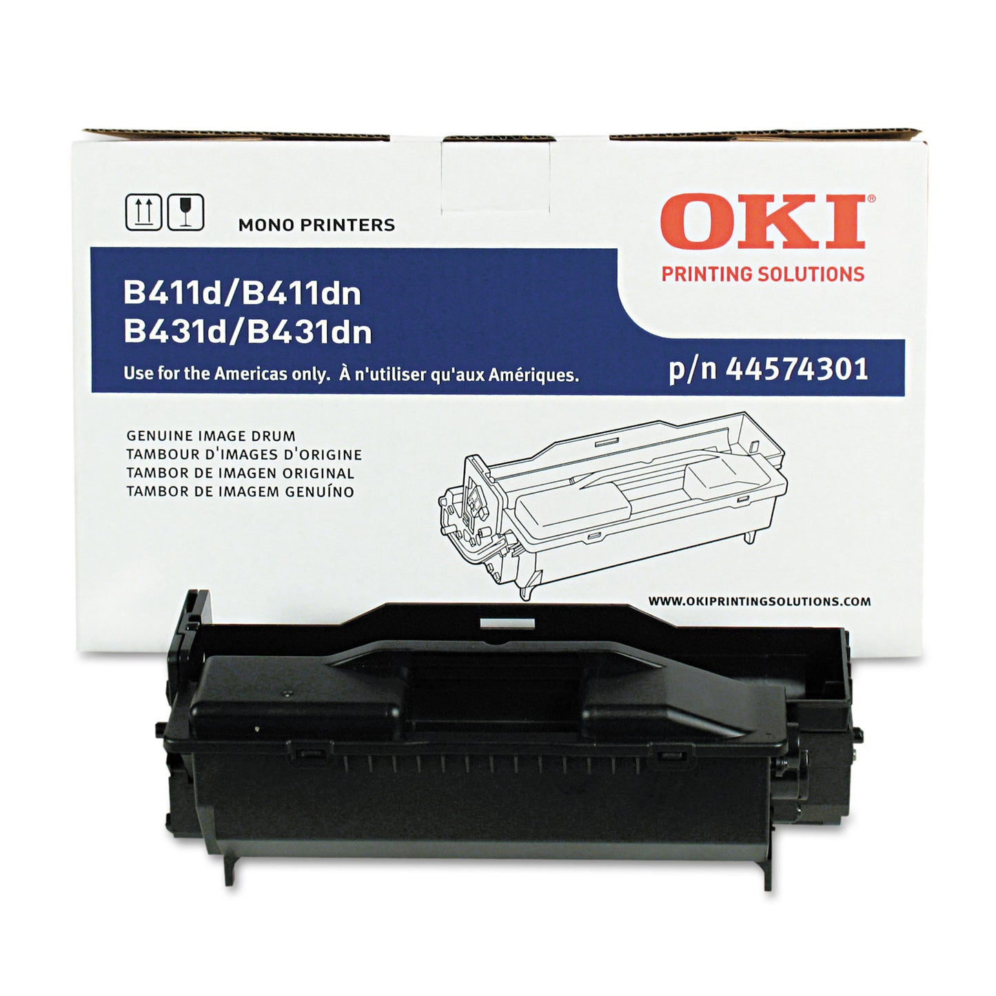 44574301 DRUM UNIT, 30,000 PAGE-YIELD, BLACK