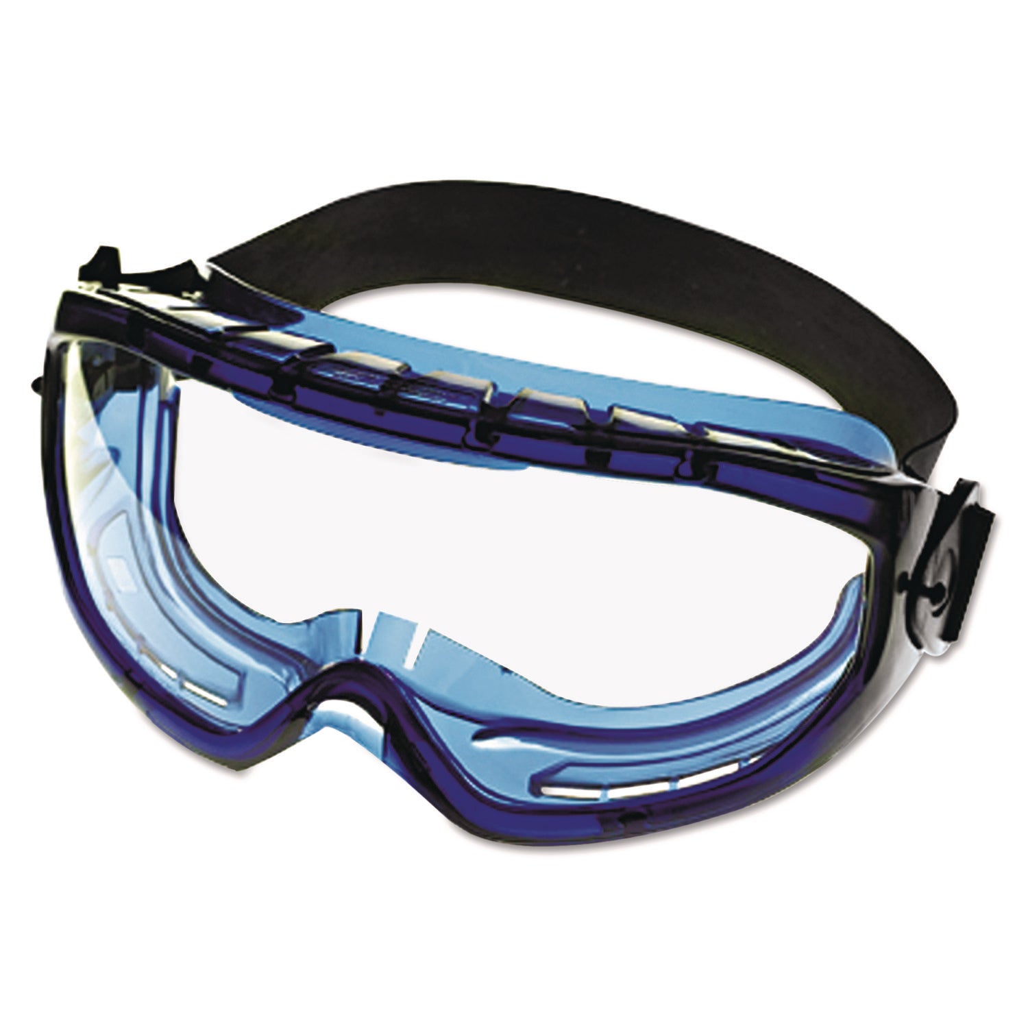V80 Monogoggle XTR, OTG, Clear Anti-Fog Lens, Blue Frame