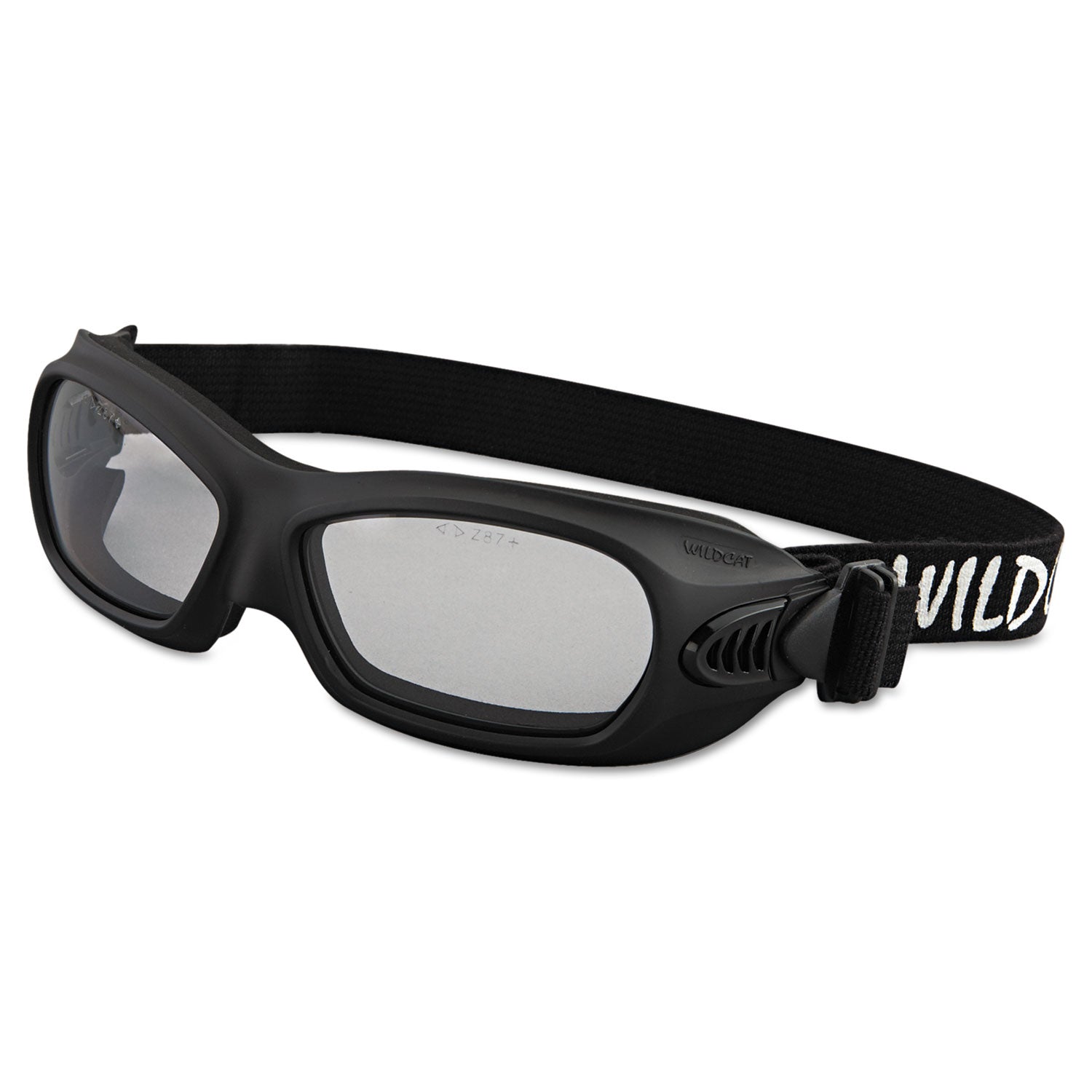 V80 WildCat Safety Goggles, Clear Anti-Fog Lens, Black Frame