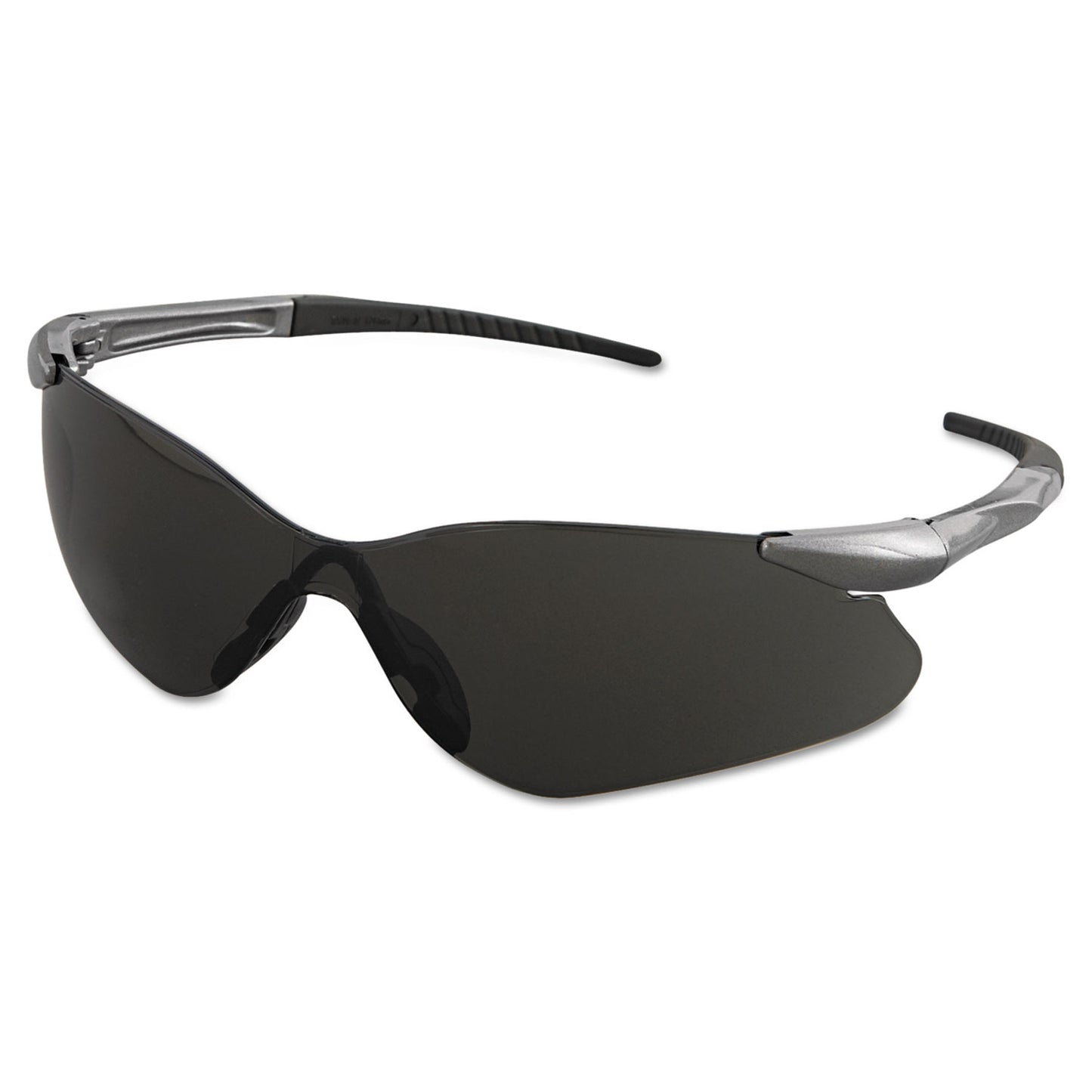 Nemesis VL Safety Glasses, Frameless, Smoke Single Lens