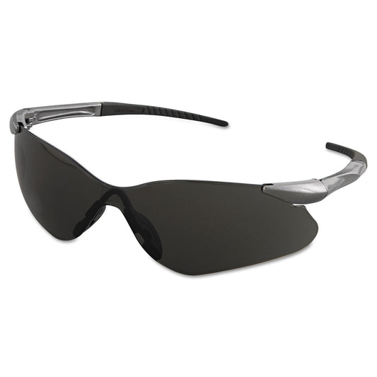 Nemesis VL Safety Glasses, Frameless, Smoke Single Lens