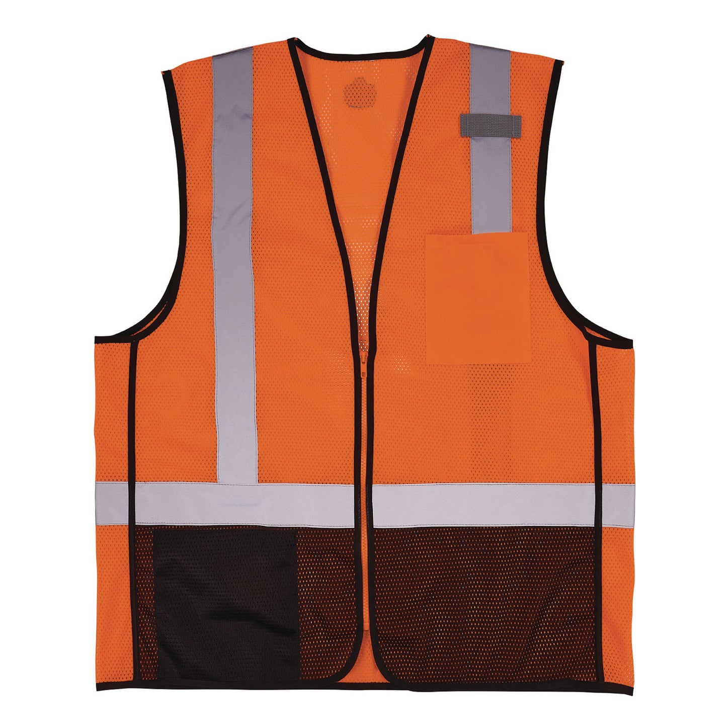 GloWear 8210Z Hi-Vis Class 2 Mesh Vest, Polyester, 2X-Large to 3X-Large, Orange