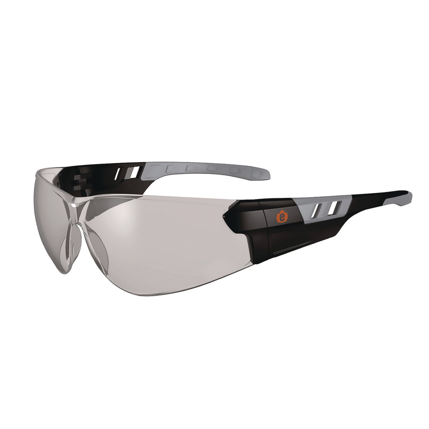 Skullerz SAGA Anti-Scratch Enhanced Anti-Fog Safety Glasses, Frameless, Clear Single I/O Lens
