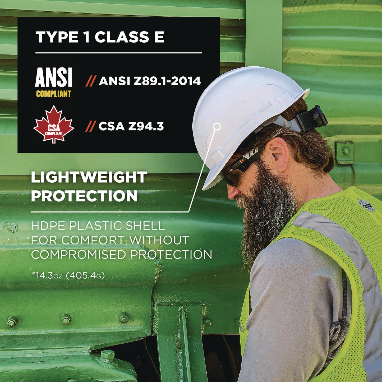 Skullerz 8967 Class E Lightweight Cap-Style Hard Hat, 6-Point Standard Ratchet, One Size Fits Most (6.5 to 8.25), Lime