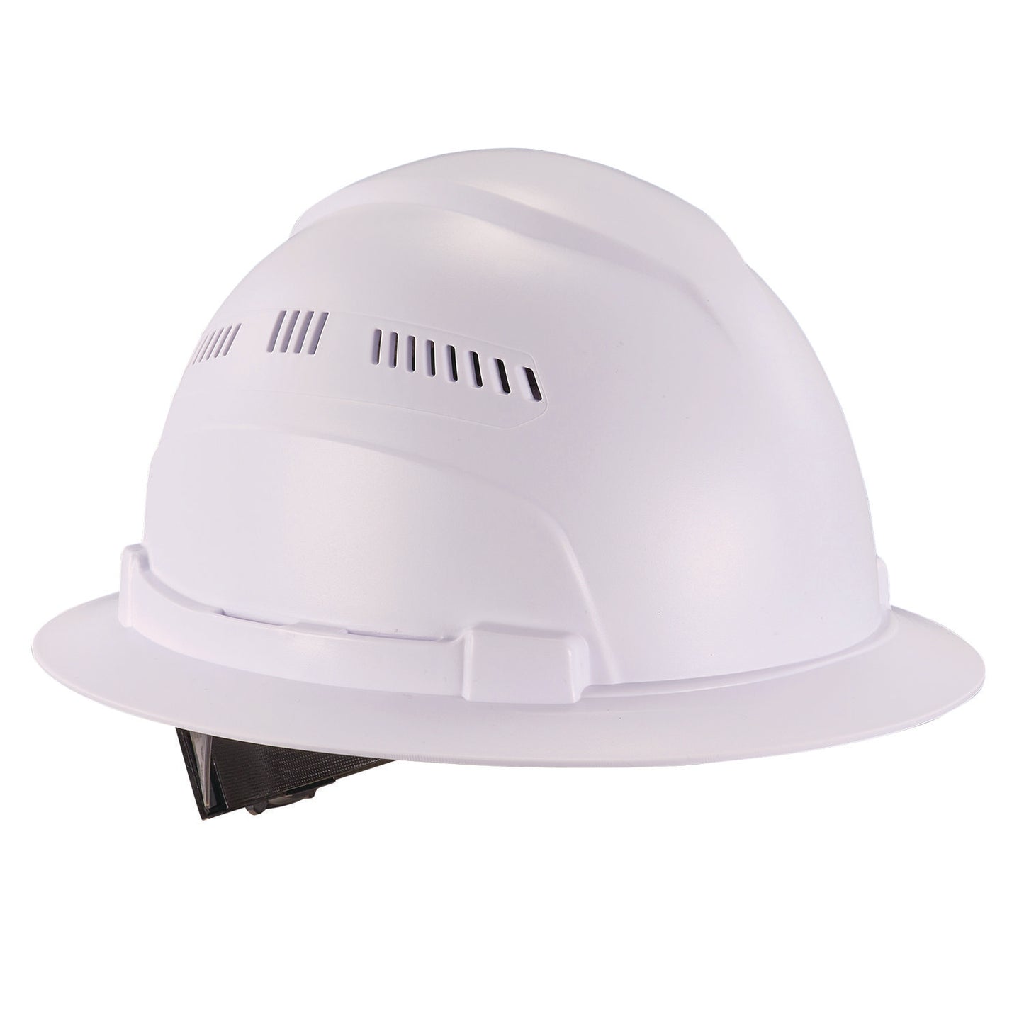 Skullerz 8968 Class C Lightweight Full Brim Hard Hat with Adjustable Venting, 6-Point Ratchet, One Size Fits Most, White