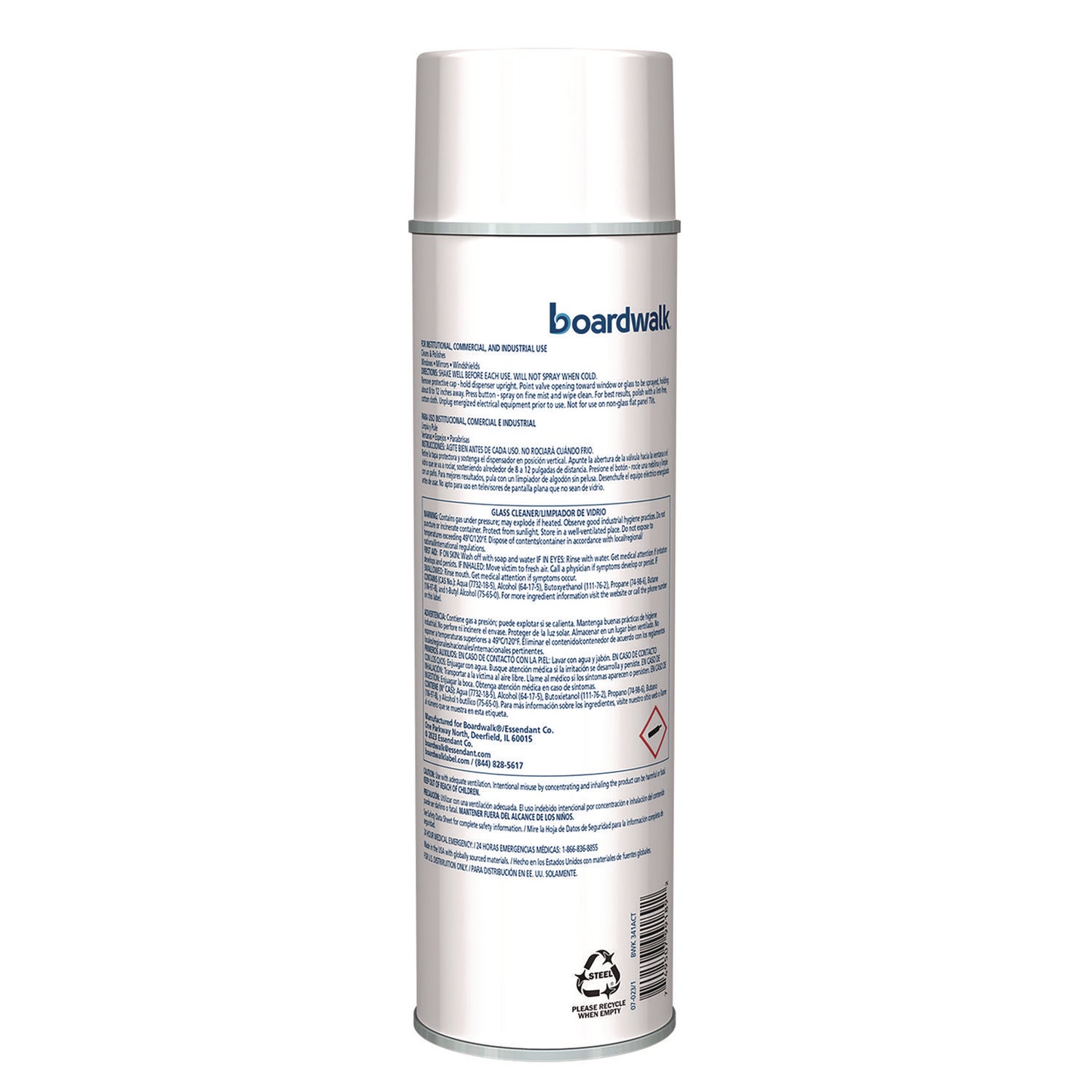 Heavy-Duty Glass Cleaner, Sweet Scent, 19 oz, Aerosol Spray