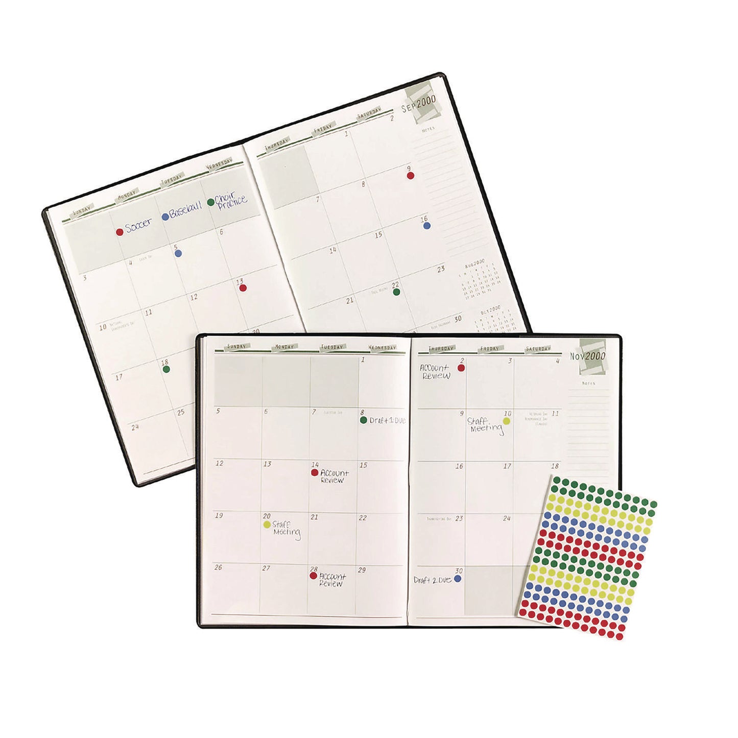 Handwrite Only Self-Adhesive Removable Round Color-Coding Labels, 0.25" dia, Assorted, 192/Sheet, 4 Sheets/Pack, (5795)
