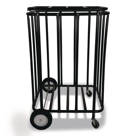 Compact Lockable Ball Locker, Metal, 176 lb Capacity, 22 x 28 x 43, Black