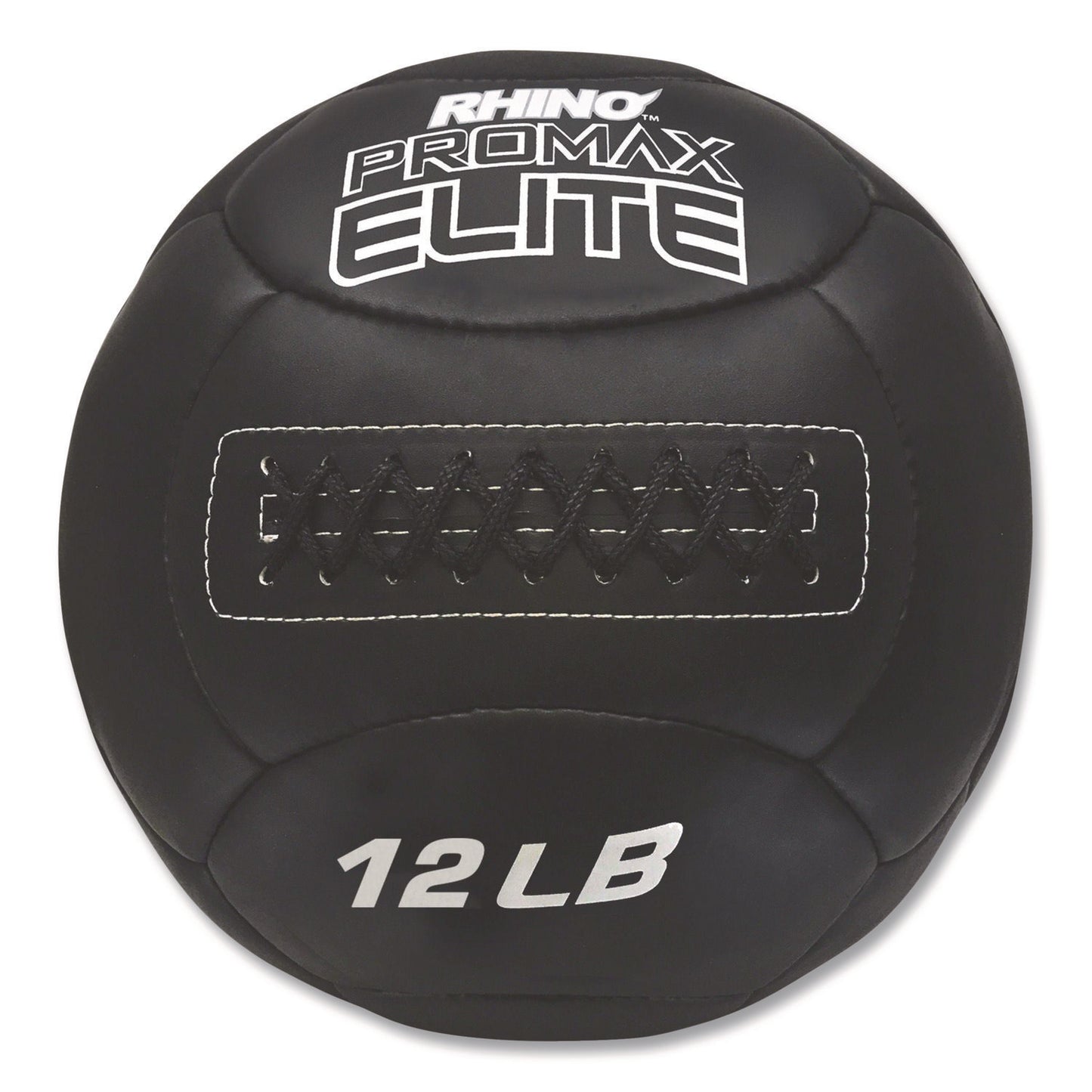 Rhino Promax Elite Medicine Ball, 12 lb, Black