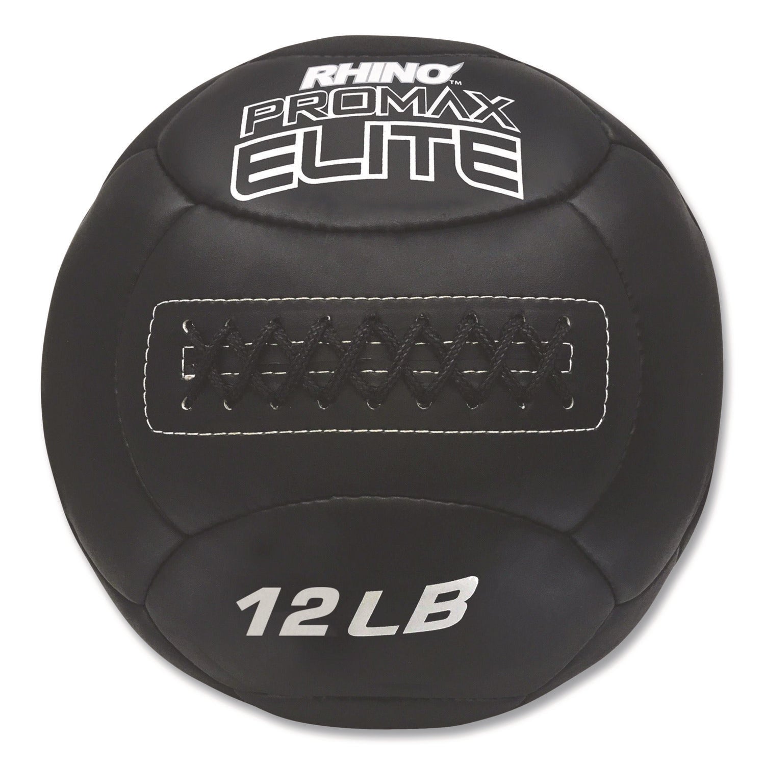 Rhino Promax Elite Medicine Ball, 12 lb, Black