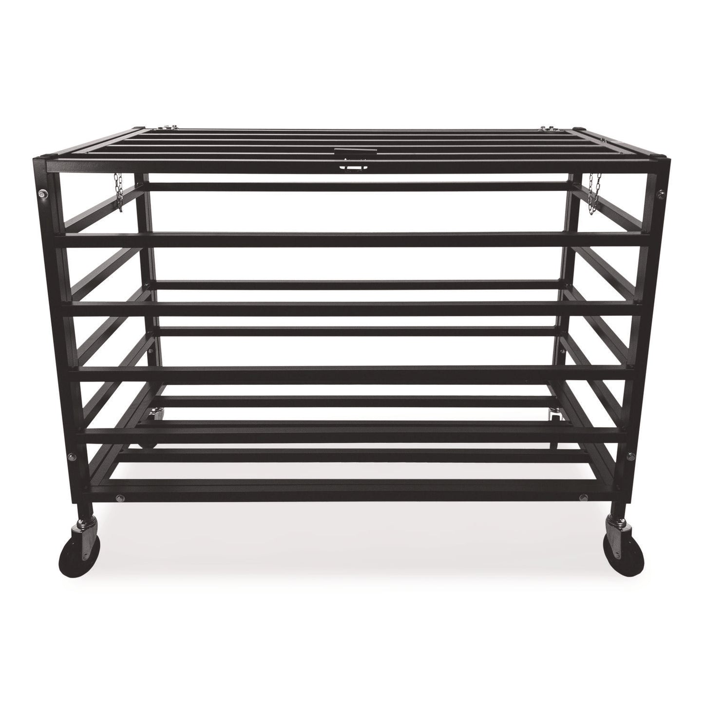 All Pro Lockable Ball Locker, Metal, 220 lb Capacity, 24 x 47 x 37, Black