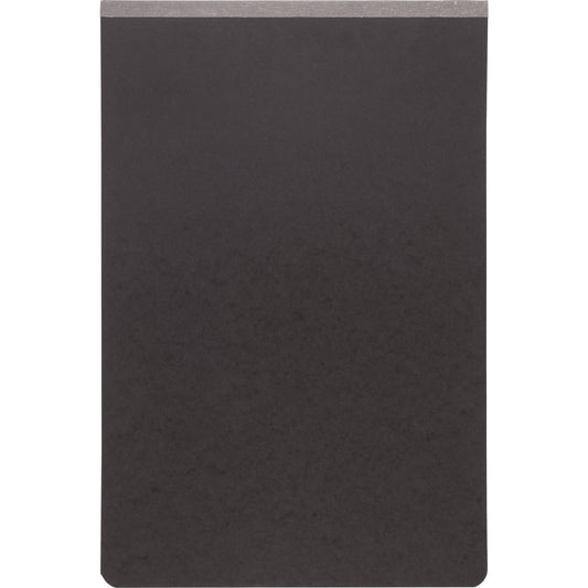 Pressboard Report Cover with Tyvek Reinforced Hinge, Two-Piece Prong Fastener, 3" Capacity, 11 x 17, Black/Black