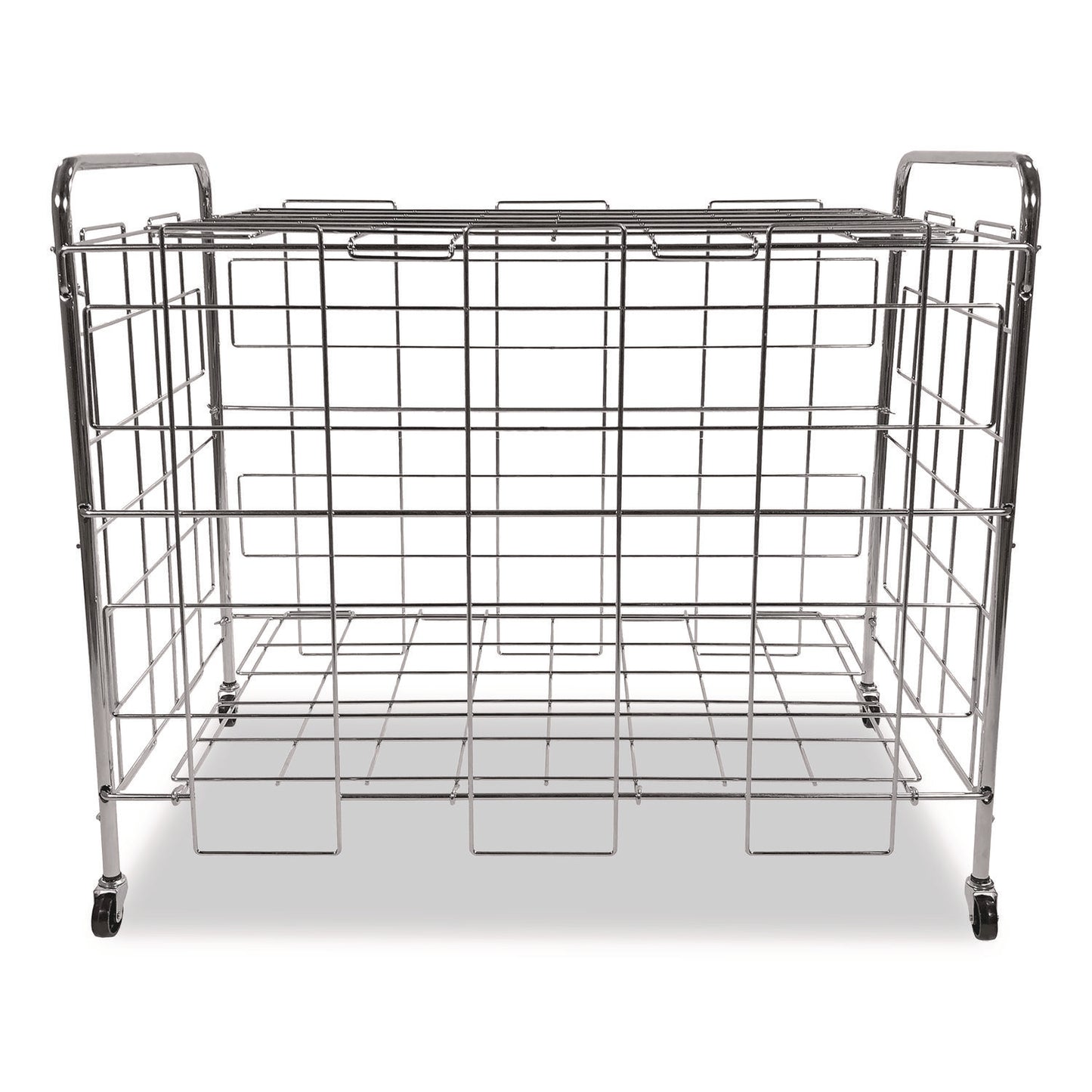 Portable Ball Locker, Metal, 176 lb Capacity, 24 x 41 x 36, Chrome