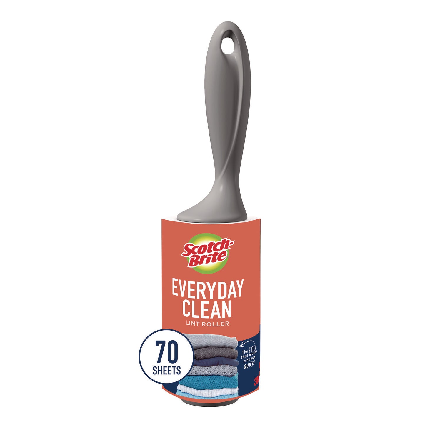 Everyday Clean Lint Roller, 70 Sheets/Roll