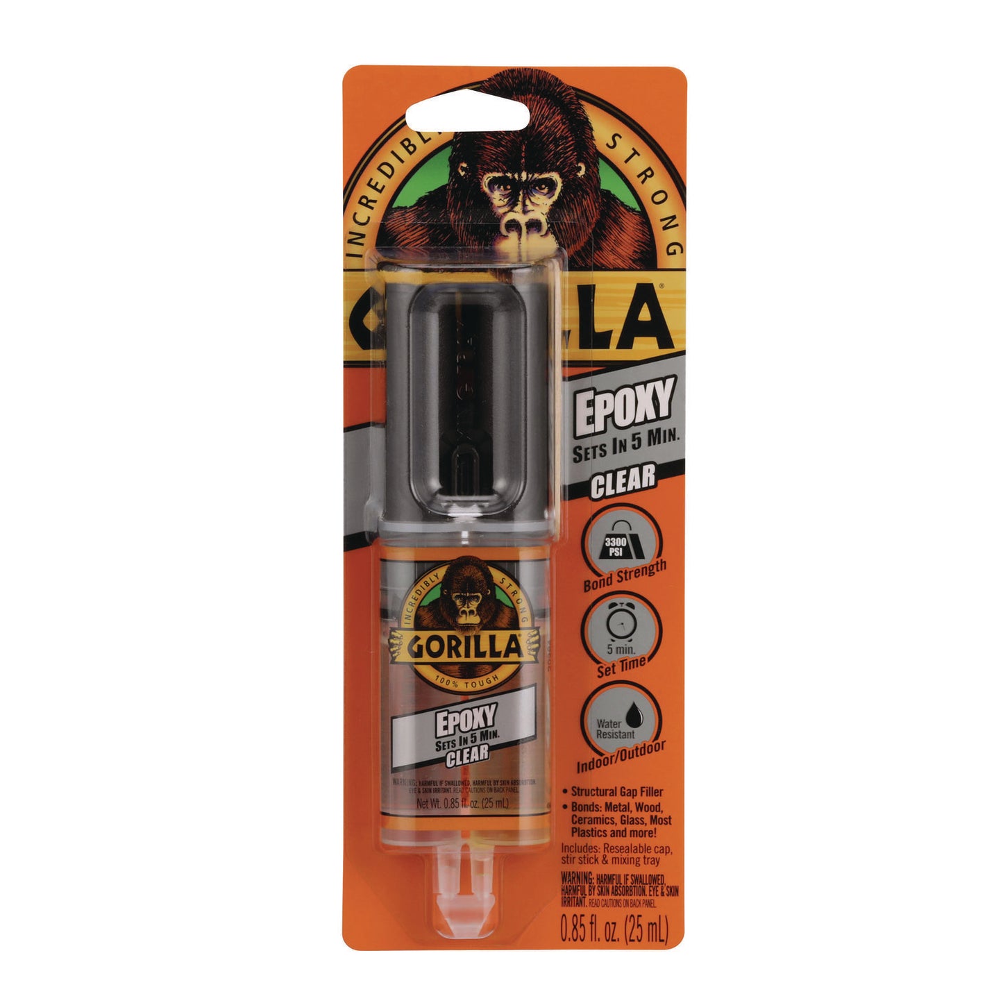 Epoxy, 0.85 oz, Dries Clear