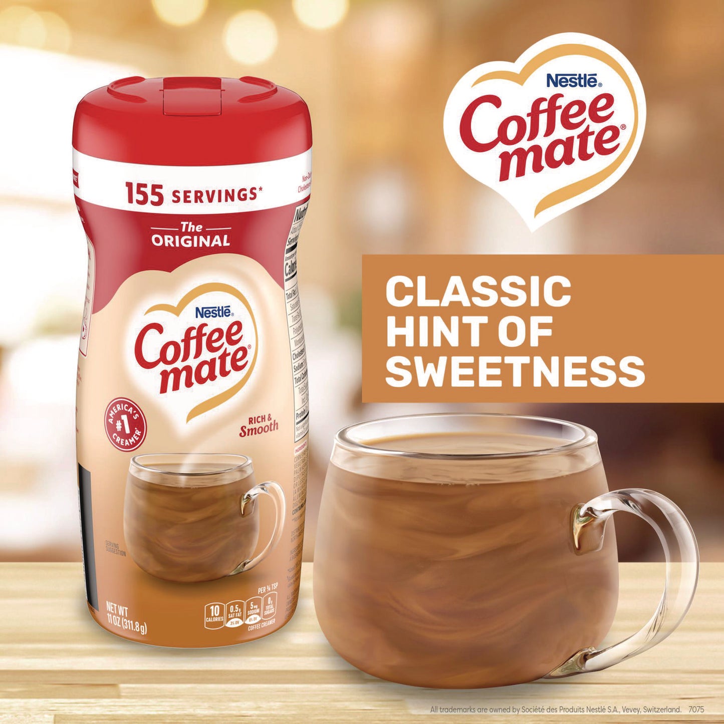 Original Flavor Powdered Creamer, 11 oz Canister