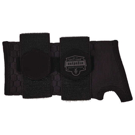 ProFlex 685 Wrist Support Sleeve with Double Strap, Small, Fits Left Hand/Right Hand, Black