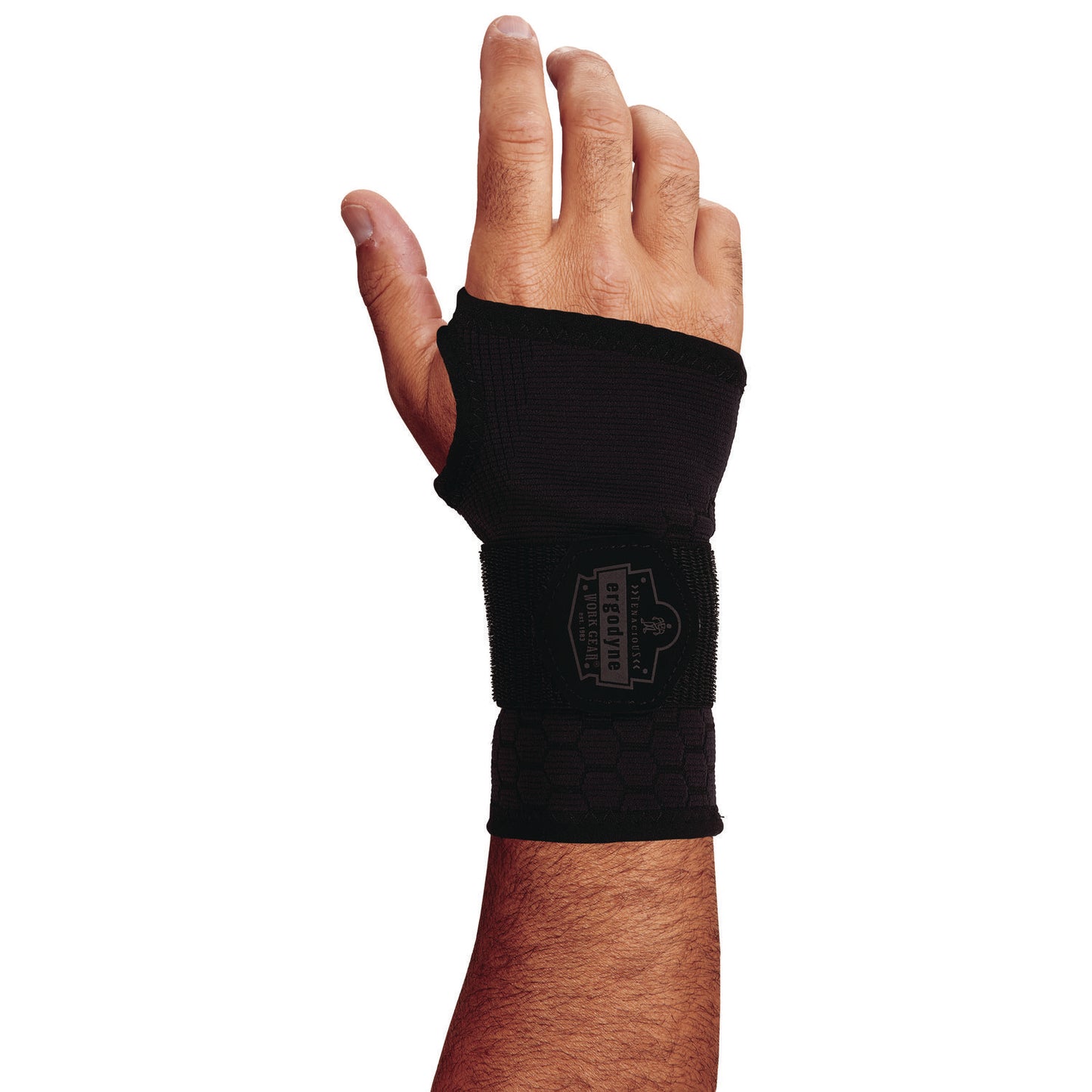 ProFlex 680 Wrist Support Sleeve with Single Strap, Large, Fits Left Hand/Right Hand, Black