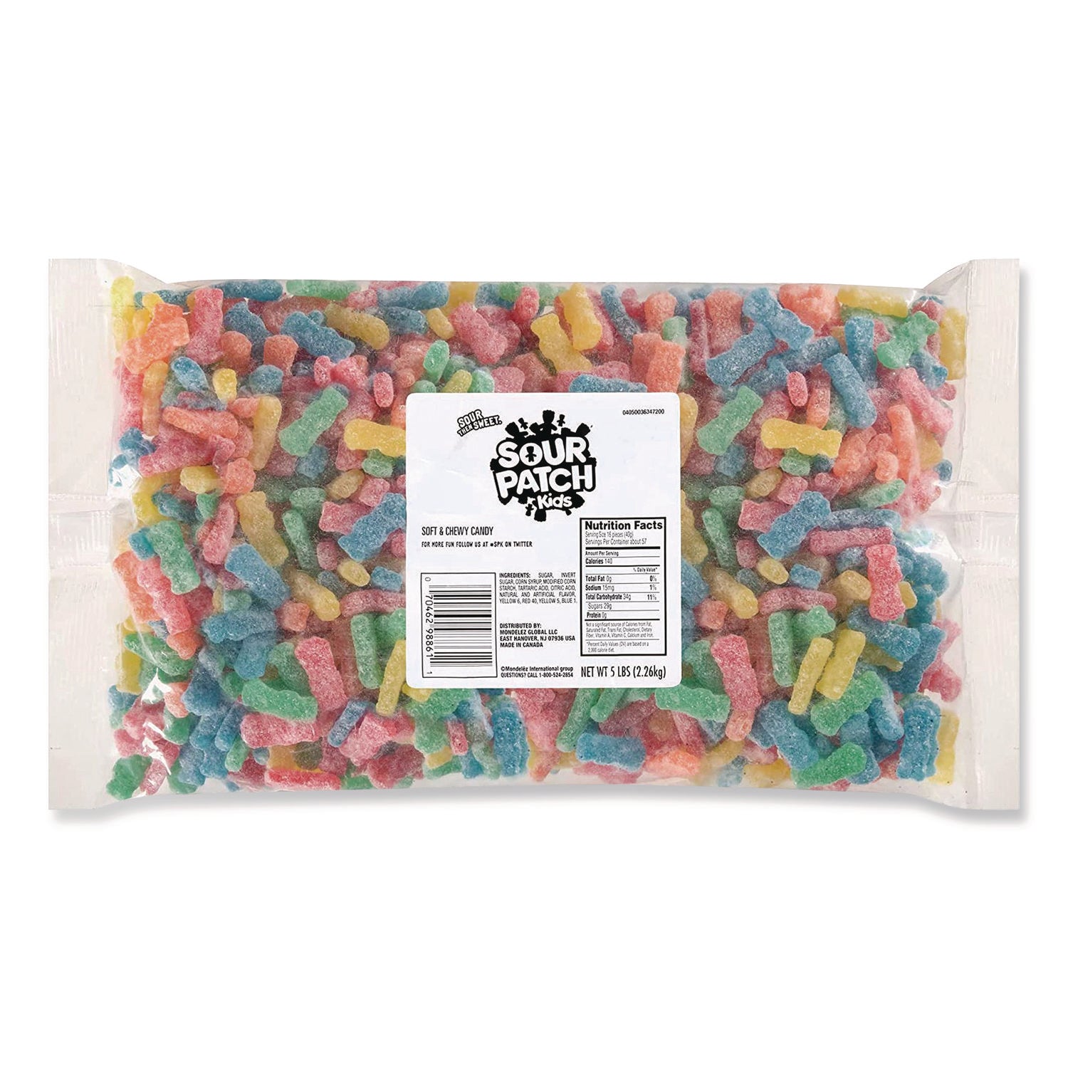Variety Bag, Assorted Sour, 5 lb Bag