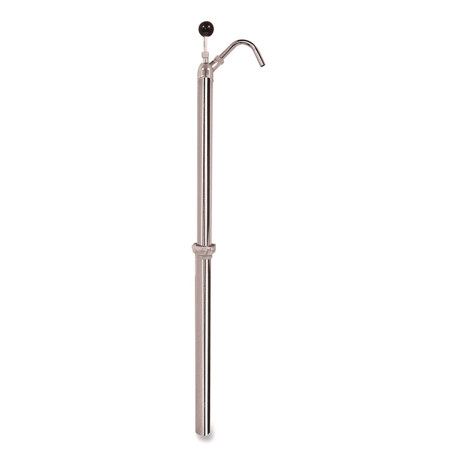 Bottle Pump, 22 oz Output, Steel, 42.5" Tall, Chrome