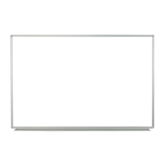 Wall-Mounted Magnetic Whiteboard, 36" x 24", White Surface, Silver Aluminum Frame