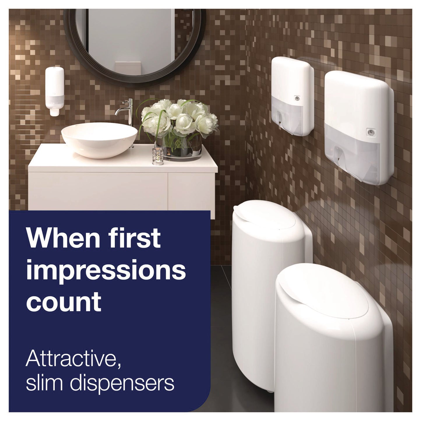 Xpress Mini Multifold Hand Towel Dispenser H2, 11.9 x 4 x 11.6, White