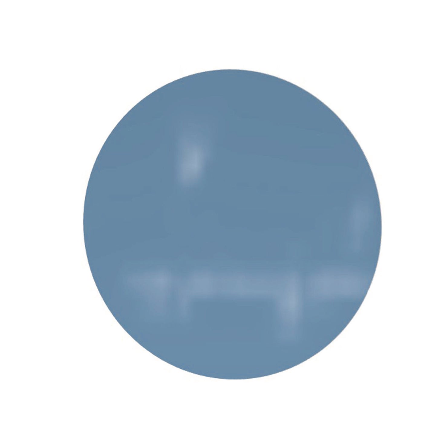 Coda Low Profile Circular Non-Magnetic Glassboard, 36 x 36, Denim Surface