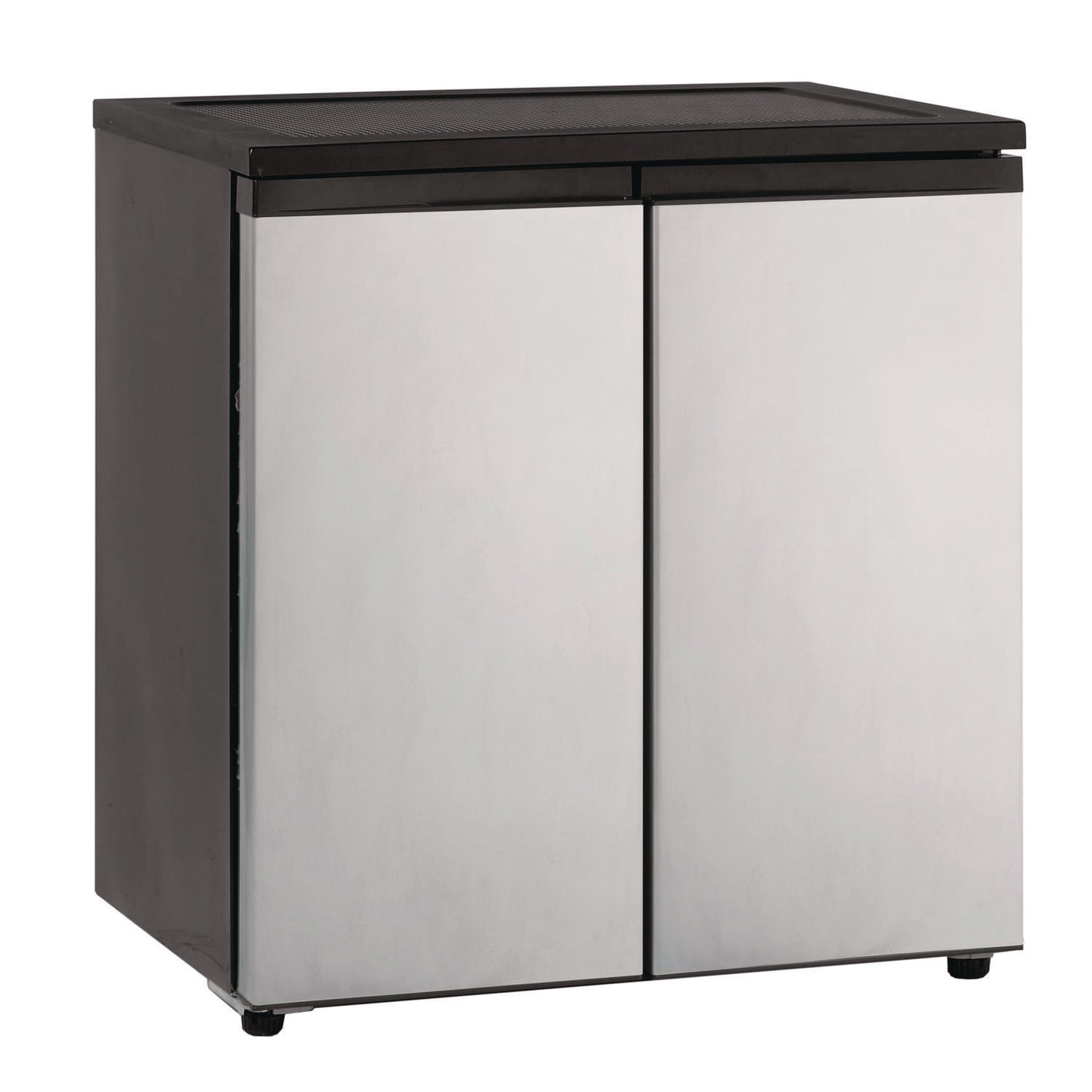5.5 Cu.Ft. Side by Side Refrigerator/Freezer, Black/Platinum