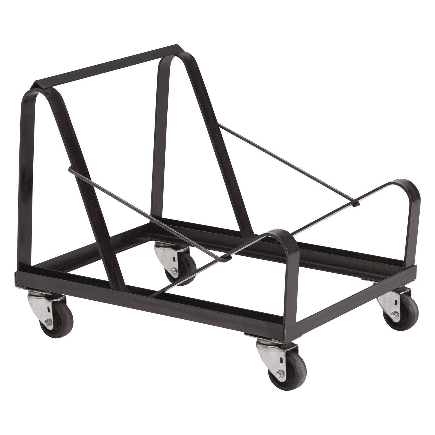 Dolly For 8600 Series Chairs, 1,100 lb Capacity, 21" x 21" x 26", Black