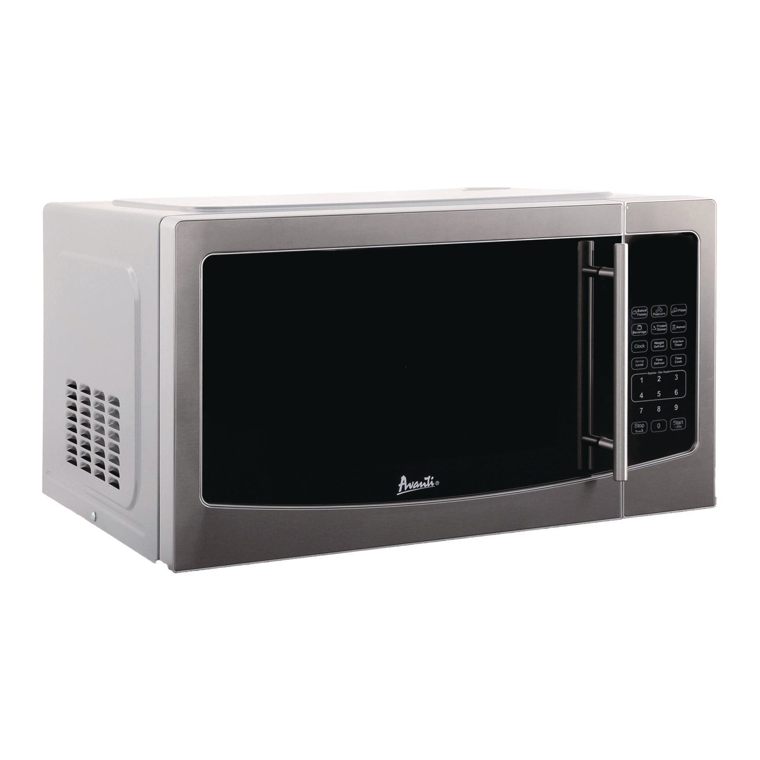 1.1 cu ft Compact Microwave Oven, 1,000 W, Mirror-Finish