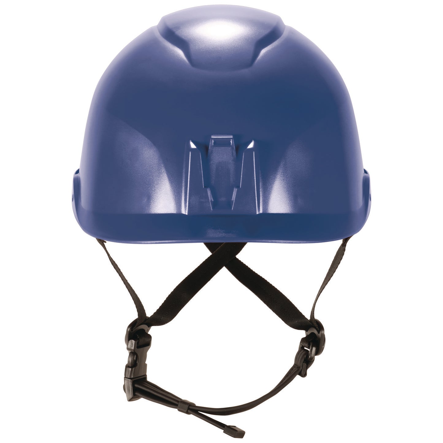 Skullerz 8976 Class E Safety Helmet, Brimless, 6-Point Standard Ratchet Suspension, One Size Fits Most (6.5 to 8), Blue