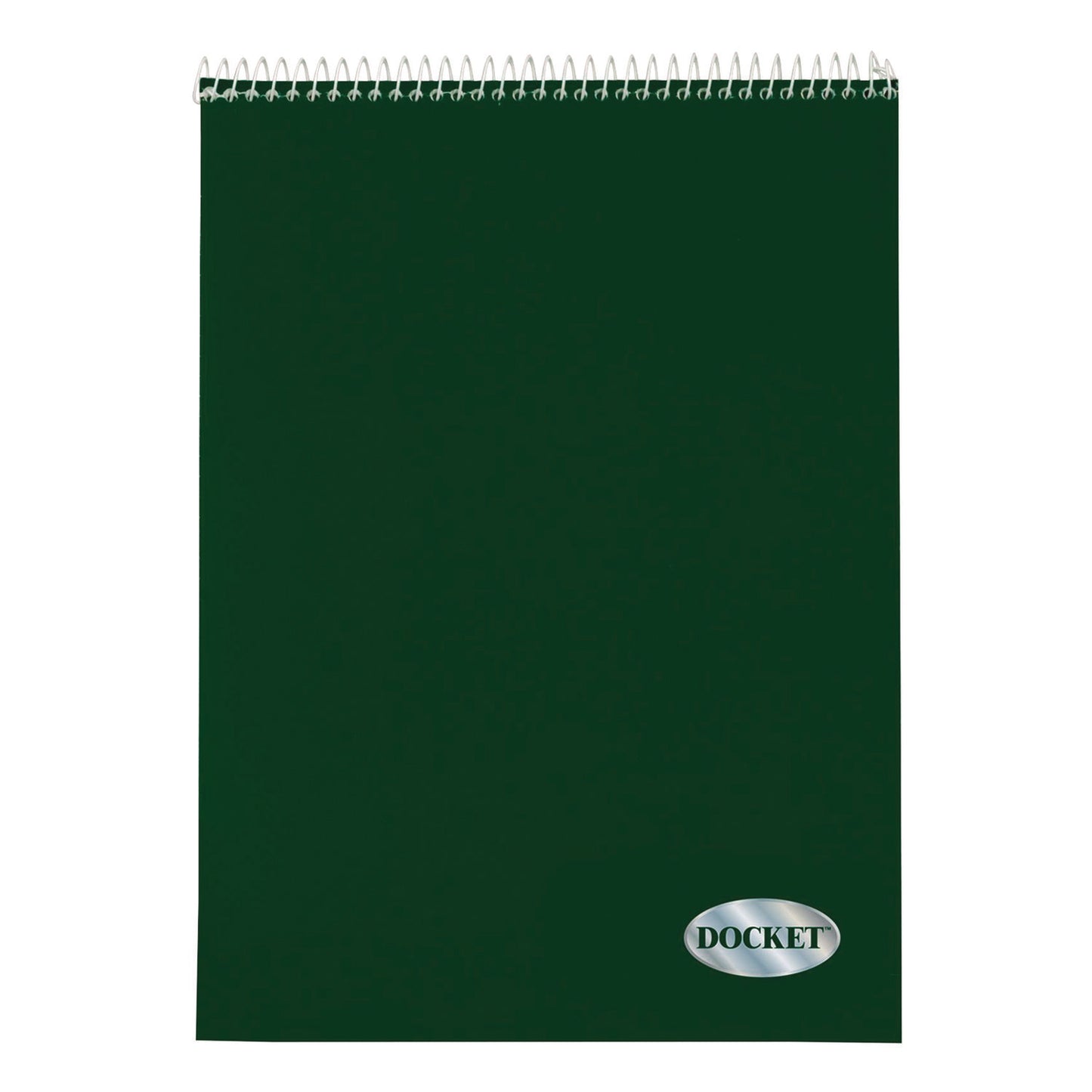 Docket Graph Pad, Green Cover, Quadrille Rule (4 sq/in), (70) White Sheets
