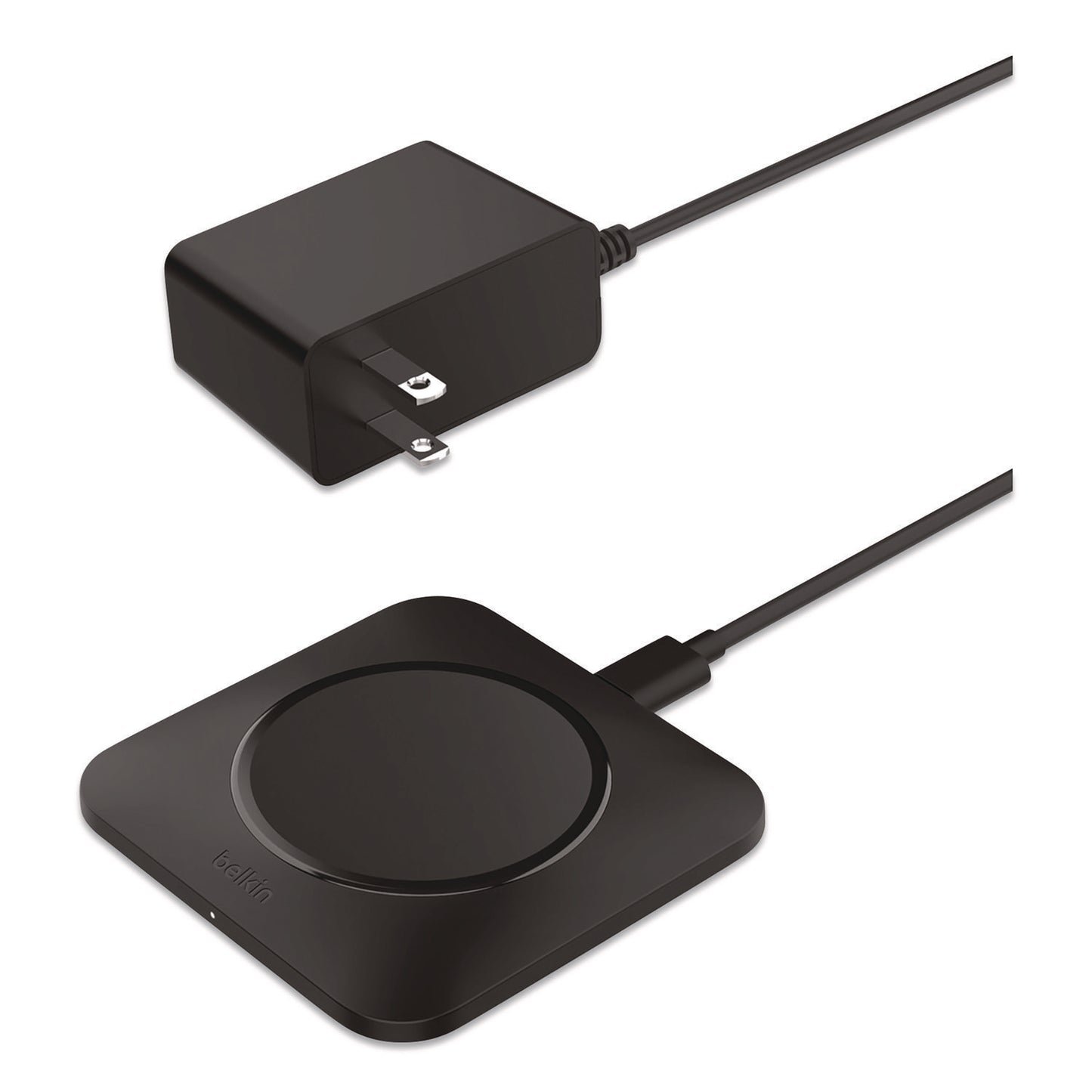 BOOST CHARGE Pro Universal Easy Align Wireless Charging Pad, Qi Wireless Charging, 15 W, Black