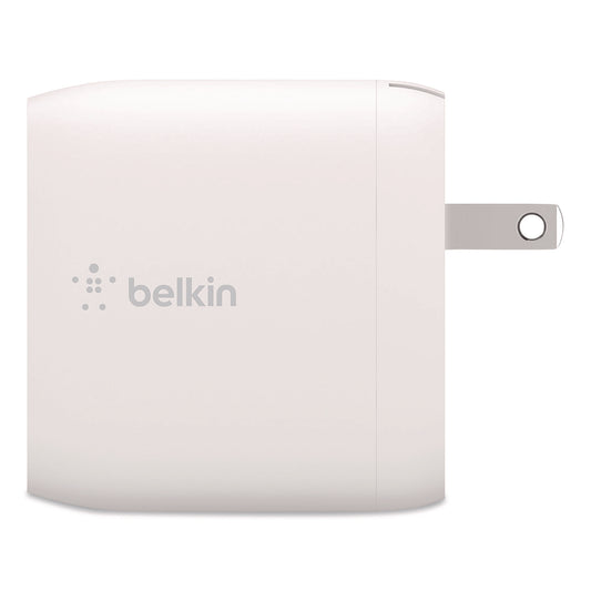 BOOST CHARGE Dual USB-A Wall Charger, White