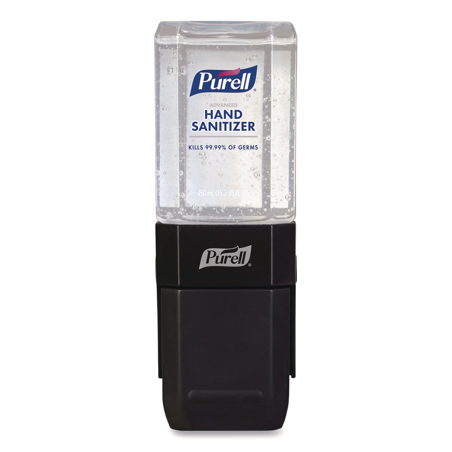 ES1 Hand Sanitizer Dispenser Starter Kit, 450 mL, 3.12 x 5.88 x 5.81, Graphite