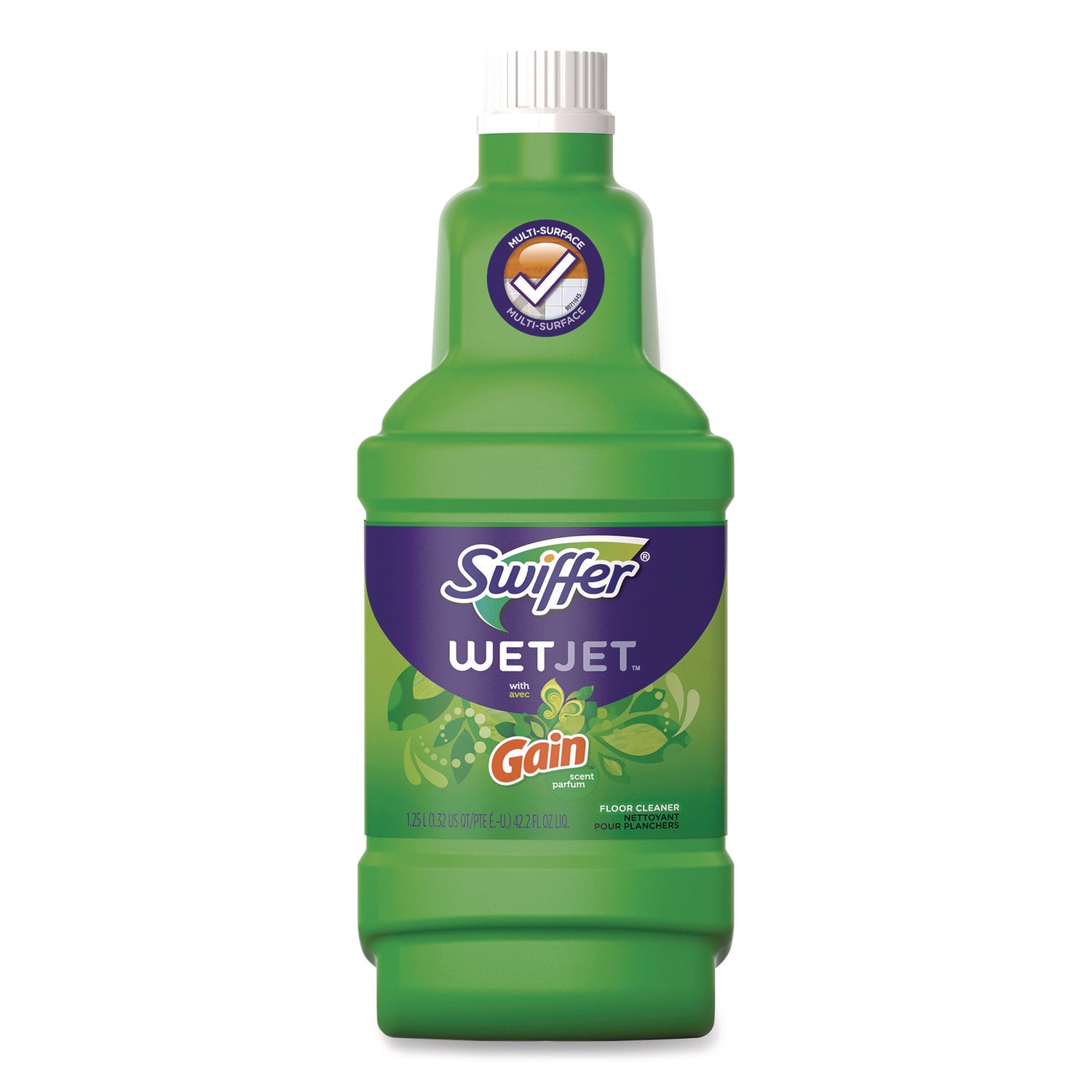 Multipurpose Floor and Hardwood Cleaning Solution Refill, Gain Scent, 42.2 oz Bottle