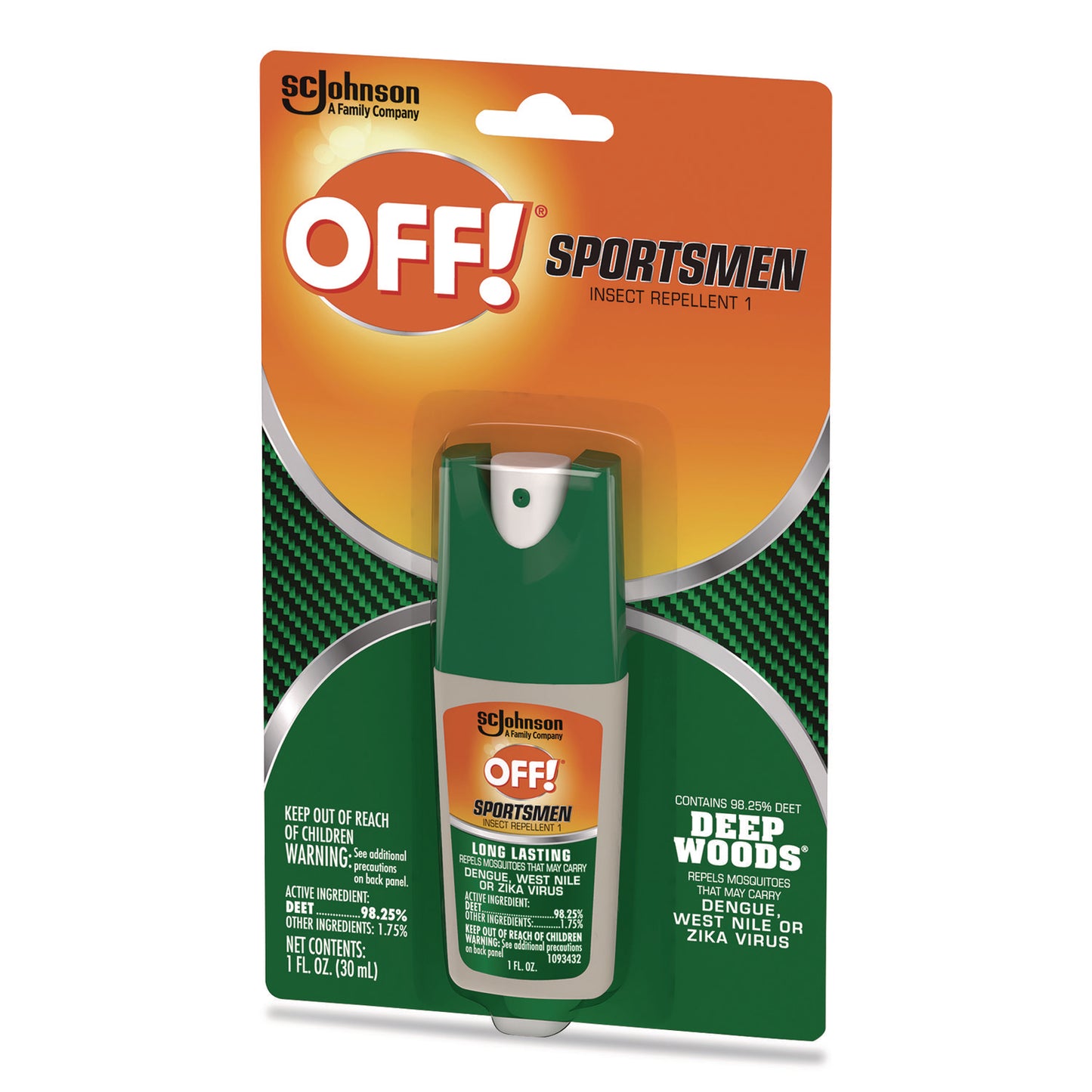 Deep Woods OFF for Sportsmen, 1 oz Pump Bottle