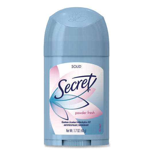 Invisible Solid Anti-Perspirant and Deodorant, Powder Fresh Scent, 1.7 oz Stick