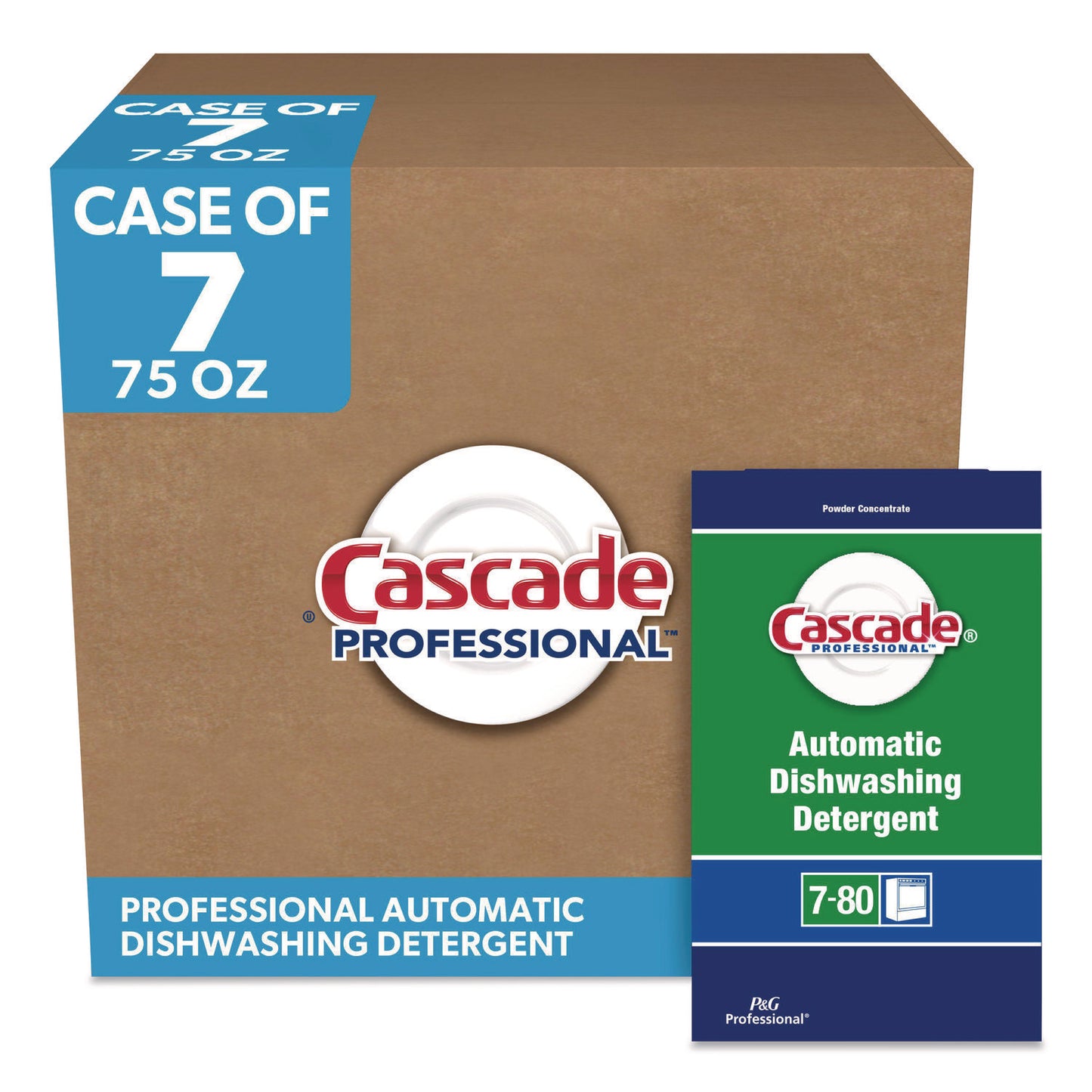 Automatic Dishwasher Detergent Powder, Fresh Scent, 75 oz Box