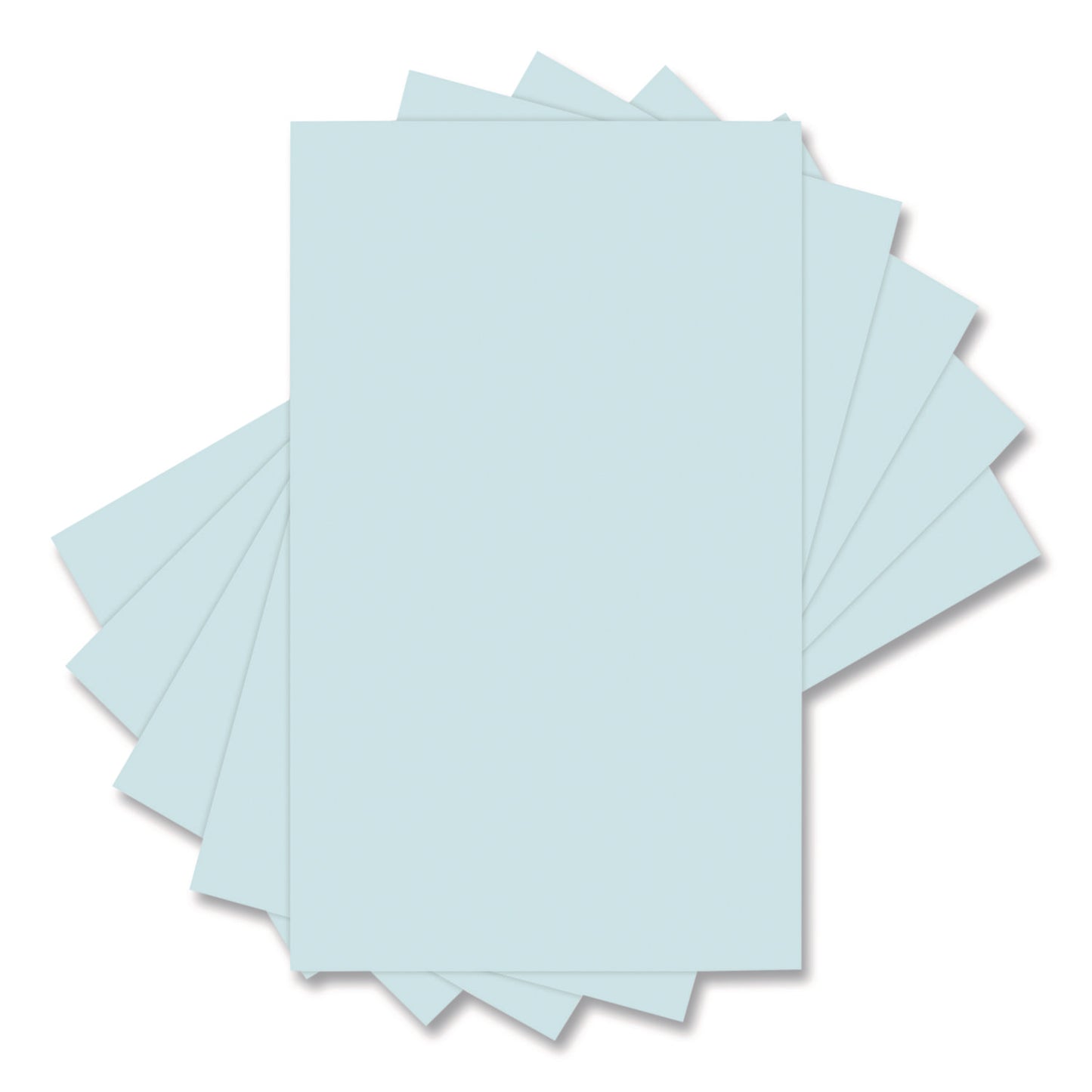Colors 30% Recycled Colored Paper, 20 lb Bond Weight, 8.5 x 14, Blue, 500/Ream