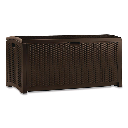 Large Deck Box, 13.23 cu ft, 50" x 25.5" x 25.5", Java